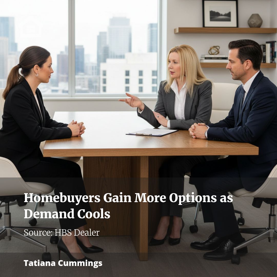 Homebuyers Gain More Options as Demand Cools